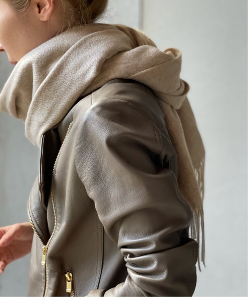 Noble(ノーブル)の「ORIGINALカシミヤストール◆(ストール/ショール・レディース・ホワイト/グレー/ベージュ/ブルー/ネイビー/パープル/キャメル・フリー)」の19枚目の写真