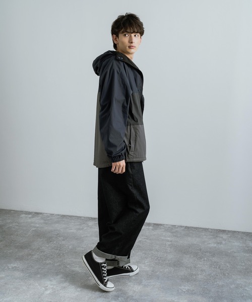 KRIFF MAYER（クリフメイヤー）の「KRIFF MAYER クリフメイヤー マスキングボリュームネック マウンテンパーカー（マウンテンパーカー・メンズ・ブラック/ベージュ/オリーブ/ネイビー系/イエロー/グレー系・L/M/XL）」の10枚目の写真