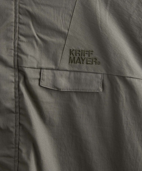 KRIFF MAYER（クリフメイヤー）の「KRIFF MAYER クリフメイヤー マスキングボリュームネック マウンテンパーカー（マウンテンパーカー・メンズ・ブラック/ベージュ/オリーブ/ネイビー系/イエロー/グレー系・L/M/XL）」の21枚目の写真