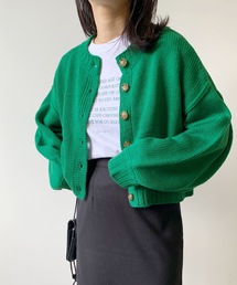 LIAN | 2WAYクロップドニットカーディガン(カーディガン/ボレロ)