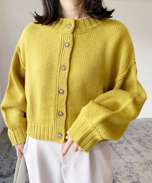 LIAN（リアン）の「2WAYクロップドニットカーディガン（カーディガン