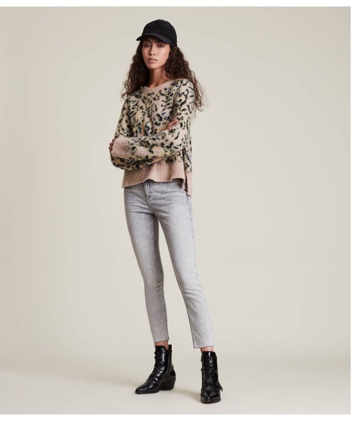 ALLSAINTS（オールセインツ）の「AURORA CREW JUMPER | AURORA クルー ニットウェア（ニット/セーター・レディース・ピンク系・XS/S/M）」の6枚目の写真