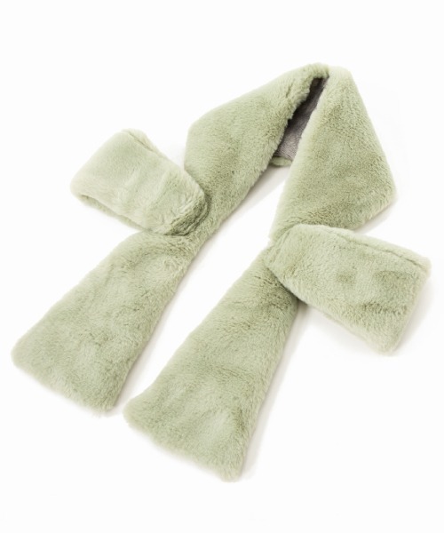 Casselini（キャセリーニ）の「Casselini(キャセリーニ)リボンティペット（マフラー・レディース・ブラック/グリーン/その他/その他1/レオパード・FREE）」の19枚目の写真