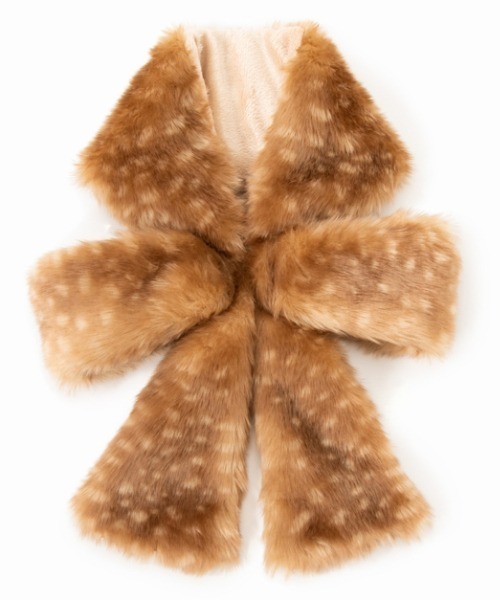 Casselini（キャセリーニ）の「Casselini(キャセリーニ)リボンティペット（マフラー・レディース・ブラック/グリーン/その他/その他1/レオパード・FREE）」の17枚目の写真