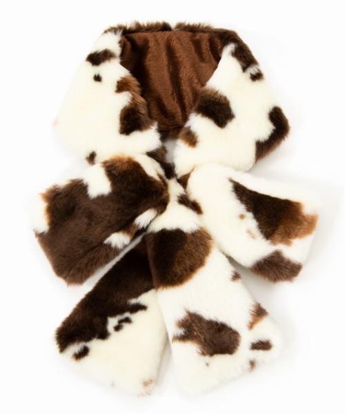 Casselini（キャセリーニ）の「Casselini(キャセリーニ)リボンティペット（マフラー・レディース・ブラック/グリーン/その他/その他1/レオパード・FREE）」の20枚目の写真