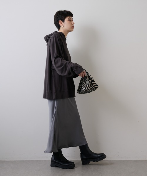 Whim Gazette（ウィムガゼット）の「裏毛スウェットパーカー（パーカー・レディース・チャコールグレー・FREE）」の17枚目の写真