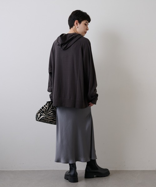 Whim Gazette（ウィムガゼット）の「裏毛スウェットパーカー（パーカー・レディース・チャコールグレー・FREE）」の15枚目の写真