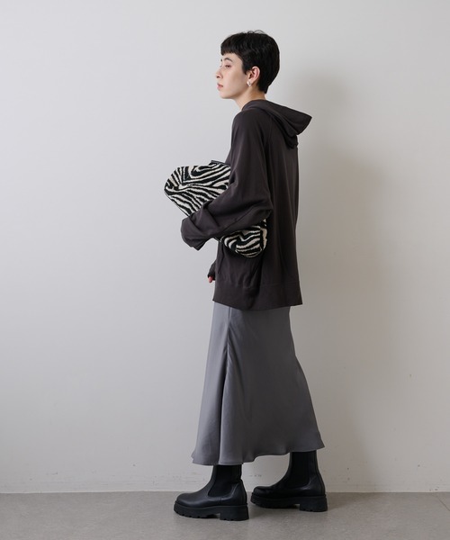 Whim Gazette（ウィムガゼット）の「裏毛スウェットパーカー（パーカー・レディース・チャコールグレー・FREE）」の11枚目の写真