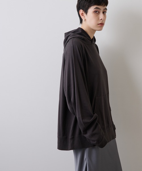 Whim Gazette（ウィムガゼット）の「裏毛スウェットパーカー（パーカー・レディース・チャコールグレー・FREE）」の19枚目の写真