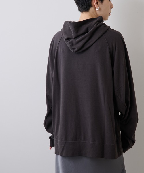 Whim Gazette（ウィムガゼット）の「裏毛スウェットパーカー（パーカー・レディース・チャコールグレー・FREE）」の13枚目の写真