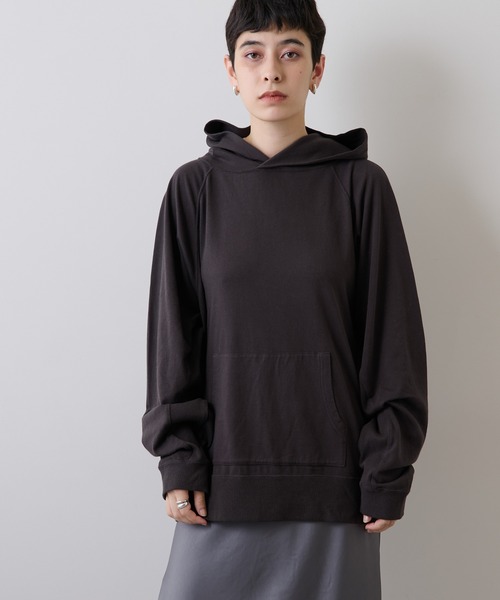 Whim Gazette（ウィムガゼット）の「裏毛スウェットパーカー（パーカー・レディース・チャコールグレー・FREE）」の8枚目の写真