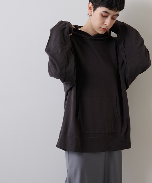 Whim Gazette（ウィムガゼット）の「裏毛スウェットパーカー（パーカー・レディース・チャコールグレー・FREE）」の14枚目の写真