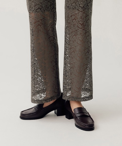 RANDEBOO(ランデブー)の「Lace ivy slacks(スラックス・レディース・カーキ/アイボリー・FREE)」の14枚目の写真