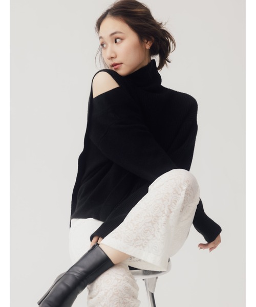 RANDEBOO(ランデブー)の「Lace ivy slacks(スラックス・レディース・カーキ/アイボリー・FREE)」の9枚目の写真