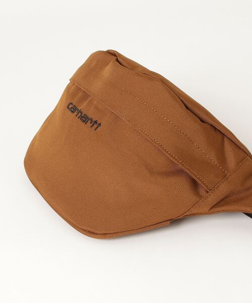 Carhartt WIP（カーハートダブリューアイピー）の「Carhartt WIP/カーハートダブリューアイピー ウエストバッグ PAYTON I025742（ボディバッグ/ウエストポーチ・メンズ・ブラック×ブラック/ブラウン系カモフラージュ/ブラウン/ブルー/ライトブラウン・FREE）」の6枚目の写真