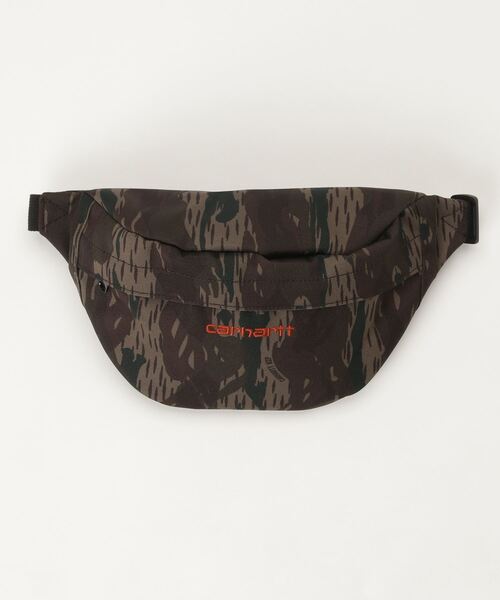 Carhartt WIP（カーハートダブリューアイピー）の「Carhartt WIP/カーハートダブリューアイピー ウエストバッグ PAYTON I025742（ボディバッグ/ウエストポーチ・メンズ・ブラック×ブラック/ブラウン系カモフラージュ/ブラウン/ブルー/ライトブラウン・FREE）」の10枚目の写真