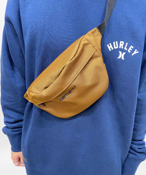 Carhartt WIP（カーハートダブリューアイピー）の「Carhartt WIP/カーハートダブリューアイピー ウエストバッグ PAYTON I025742（ボディバッグ/ウエストポーチ・メンズ・ブラック×ブラック/ブラウン系カモフラージュ/ブラウン/ブルー/ライトブラウン・FREE）」の14枚目の写真