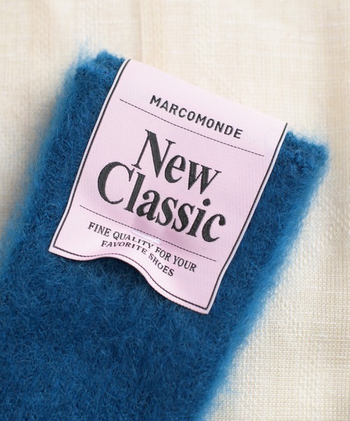 And A(アンドエー)の「MARCOMONDE マルコモンド / mohair ribbed socks モヘアリブソックス / 84N3/1MO-16C(ソックス/靴下・レディース・ブラウン/ピンク/ブルー/アイボリー/ピンク系その他2・WOMENS)」の11枚目の写真