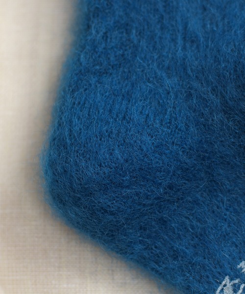 And A(アンドエー)の「MARCOMONDE マルコモンド / mohair ribbed socks モヘアリブソックス / 84N3/1MO-16C(ソックス/靴下・レディース・ブラウン/ピンク/ブルー/アイボリー/ピンク系その他2・WOMENS)」の12枚目の写真