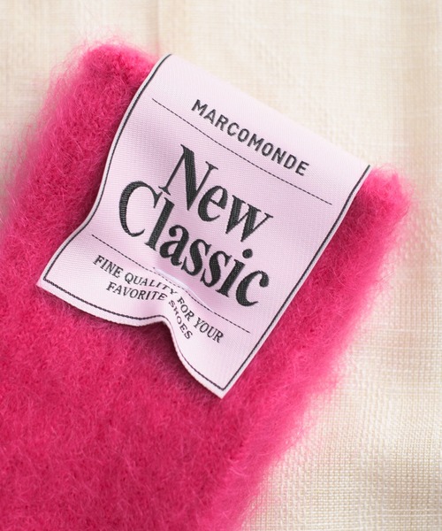 And A(アンドエー)の「MARCOMONDE マルコモンド / mohair ribbed socks モヘアリブソックス / 84N3/1MO-16C(ソックス/靴下・レディース・ブラウン/ピンク/ブルー/アイボリー/ピンク系その他2・WOMENS)」の15枚目の写真