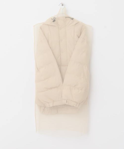 LAATO（ラート）の「SNOWMAN PULL OVER（ダウンジャケット/コート・レディース・オフホワイト/グリーン・FREE）」の22枚目の写真