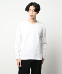 NICOLE CLUB FOR MEN | ジオメトリックブリスタージャカードカットソー(Tシャツ/カットソー)