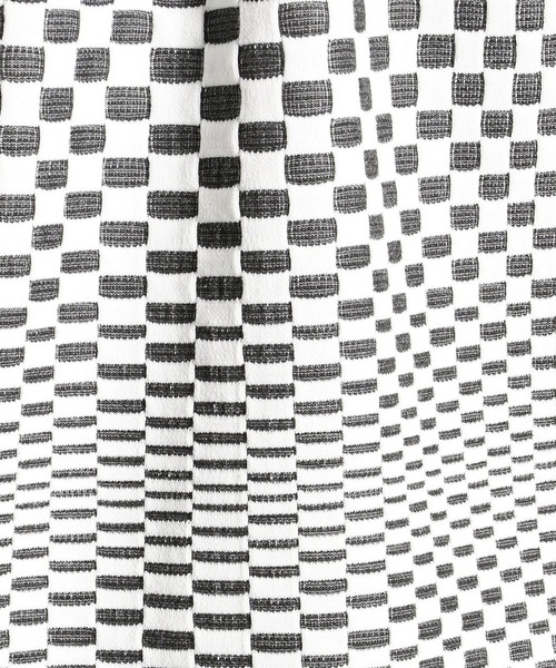 NICOLE CLUB FOR MEN（ニコルクラブフォーメン）の「【21年モデル】ジオメトリックブリスタージャカードカットソー（Tシャツ/カットソー・メンズ・ブラック系その他/オフホワイト/レッド系その他/ブラック/ホワイト系その他・LARGE/X-LARGE/MEDIUM）」の15枚目の写真