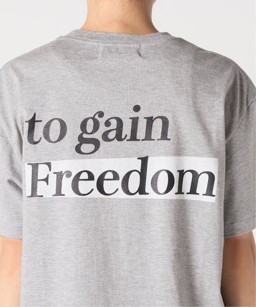 L&#39;Appartement DEUXIEME CLASSE - ap studio アメリカーナ　to gain freedom tシャツ AMERICANAアメリカーナ 2021SS AP STUDIO(アパルトモンL
