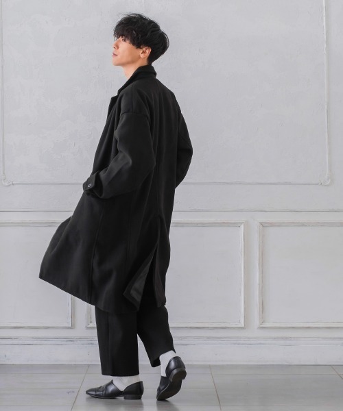 improves（インプローブス）の「テックメルトン ダブル チェスターコート（チェスターコート・メンズ・クリーム/ブラック/オリーブ/グレイッシュブルー・X-LARGE/MEDIUM/LARGE）」の18枚目の写真