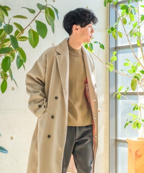 improves（インプローブス）の「テックメルトン ダブル チェスターコート（チェスターコート・メンズ・クリーム/ブラック/オリーブ/グレイッシュブルー・X-LARGE/MEDIUM/LARGE）」の21枚目の写真