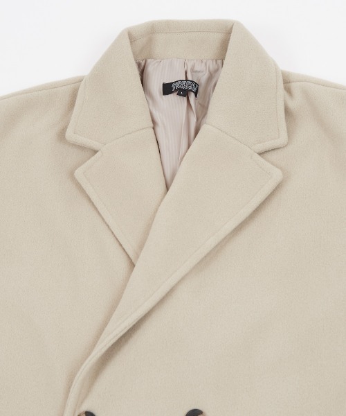 improves（インプローブス）の「テックメルトン ダブル チェスターコート（チェスターコート・メンズ・クリーム/ブラック/オリーブ/グレイッシュブルー・X-LARGE/MEDIUM/LARGE）」の7枚目の写真