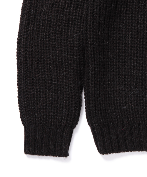 VAPORIZE（ヴェイパライズ）の「◎VAPORIZE / LOW-G CREW（ニット/セーター・メンズ・ブラック/ネイビー・SMALL/MEDIUM/LARGE）」の4枚目の写真