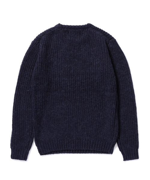 VAPORIZE（ヴェイパライズ）の「◎VAPORIZE / LOW-G CREW（ニット/セーター・メンズ・ブラック/ネイビー・SMALL/MEDIUM/LARGE）」の6枚目の写真