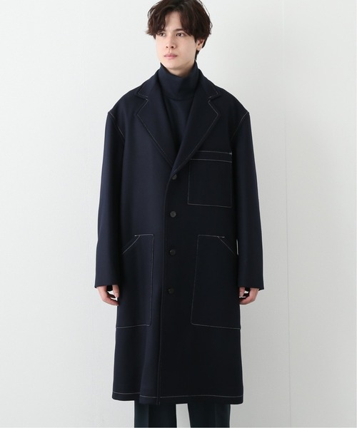 THROW(スロー)の「【THROW / スロー】for BOUCLE 別注 アトリエメルトンコート(その他アウター・メンズ・ネイビー・FREE)」の15枚目の写真