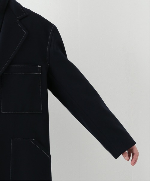 THROW(スロー)の「【THROW / スロー】for BOUCLE 別注 アトリエメルトンコート(その他アウター・メンズ・ネイビー・FREE)」の9枚目の写真