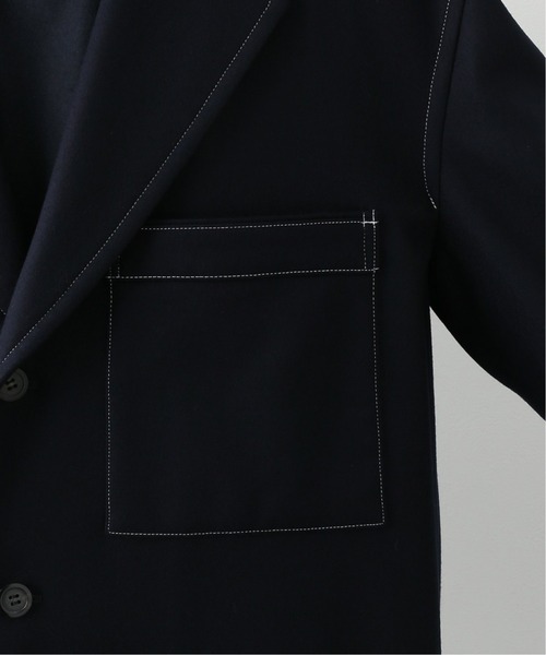 THROW(スロー)の「【THROW / スロー】for BOUCLE 別注 アトリエメルトンコート(その他アウター・メンズ・ネイビー・FREE)」の16枚目の写真