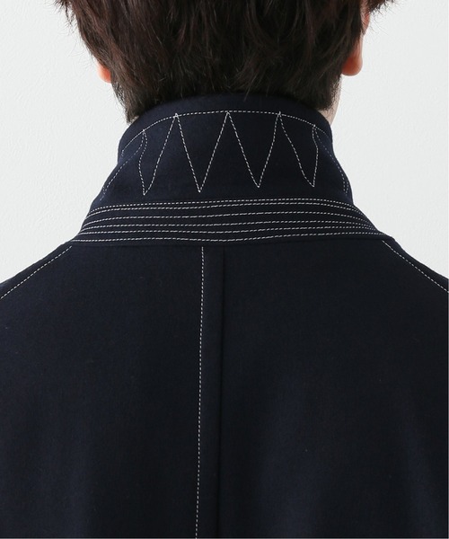 THROW(スロー)の「【THROW / スロー】for BOUCLE 別注 アトリエメルトンコート(その他アウター・メンズ・ネイビー・FREE)」の4枚目の写真