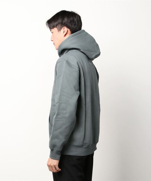 Carhartt WIP(カーハートダブリューアイピー)の「【Carhartt/カーハート】ワンポイント ブランドロゴ刺繍 フードプルパーカー/ HOODED CARHARTT SWEAT SHIRT(パーカー・メンズ・ブラック/パープル/ブルーグリーン・M/L/XL)」の5枚目の写真
