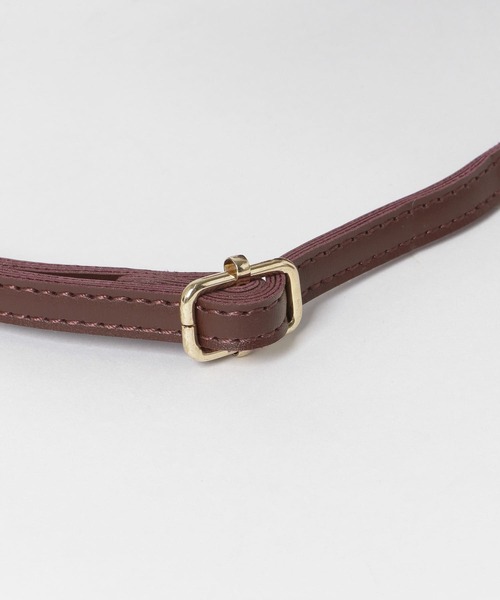 URBAN RESEARCH ROSSO（アーバンリサーチロッソ）の「3ルームショルダーバッグ（ショルダーバッグ・レディース・ベージュ/ボルドー/ブラック・-）」の6枚目の写真