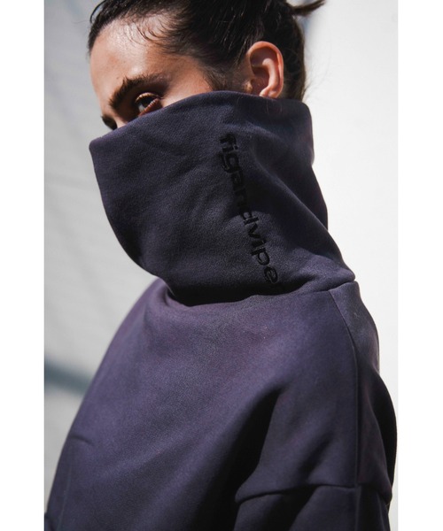 FIG&VIPER（フィグアンドバイパー）の「ハイネックLOGOPO（Tシャツ/カットソー・レディース・グリーン/アイボリー/ダークグレー・FREE）」の6枚目の写真