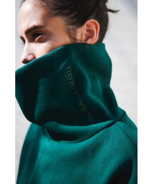 FIG&VIPER（フィグアンドバイパー）の「ハイネックLOGOPO（Tシャツ/カットソー・レディース・グリーン/アイボリー/ダークグレー・FREE）」の19枚目の写真