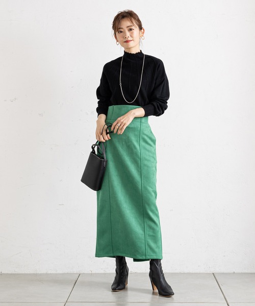 prose verse（プロズヴェール）の「フェイクレザーミニポシェット（ショルダーバッグ・レディース・ブラック/ブラウン/オフホワイト/グリーン・ﾌﾘ-）」の5枚目の写真