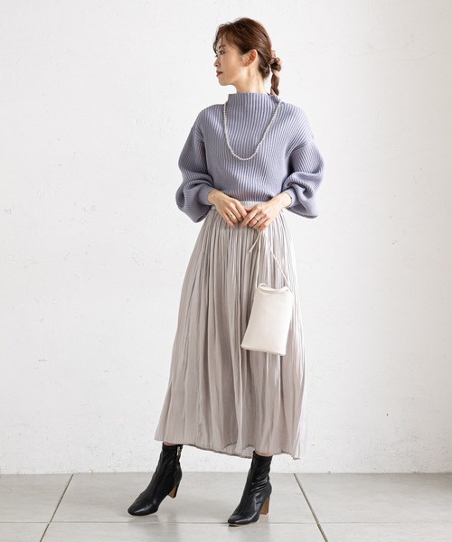 prose verse（プロズヴェール）の「フェイクレザーミニポシェット（ショルダーバッグ・レディース・ブラック/ブラウン/オフホワイト/グリーン・ﾌﾘ-）」の14枚目の写真