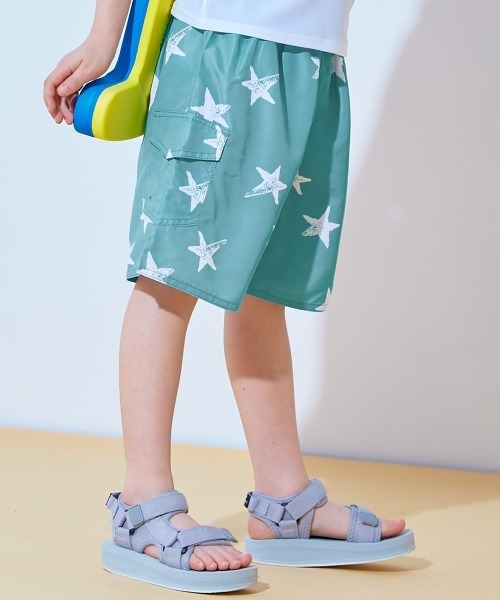 devirock『UVカットえらべる総柄デザインサーフパンツ水着』