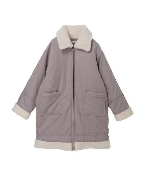 ELENCARE DUE（エレンカーレデュエ）の「・ELENCARE DUE パイピングナカワタコート＊（その他アウター・レディース・ベージュ/ブラウン・FREE）」の15枚目の写真