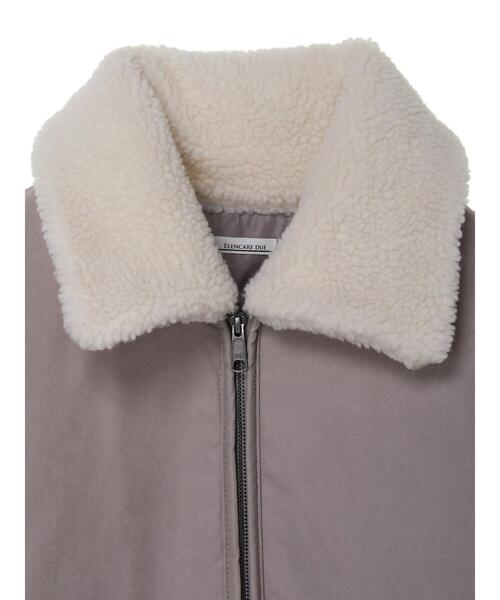 ELENCARE DUE（エレンカーレデュエ）の「・ELENCARE DUE パイピングナカワタコート＊（その他アウター・レディース・ベージュ/ブラウン・FREE）」の17枚目の写真