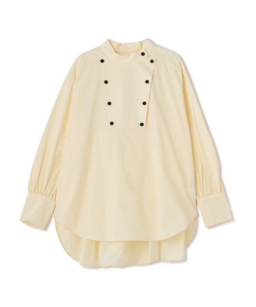 N.（N. Natural Beauty Basic）（エヌエヌナチュラルビューティーベーシック）の「◆ダブルボタンチュニックブラウス（シャツ/ブラウス・レディース・イエロー/クリーム・MEDIUM）」の15枚目の写真