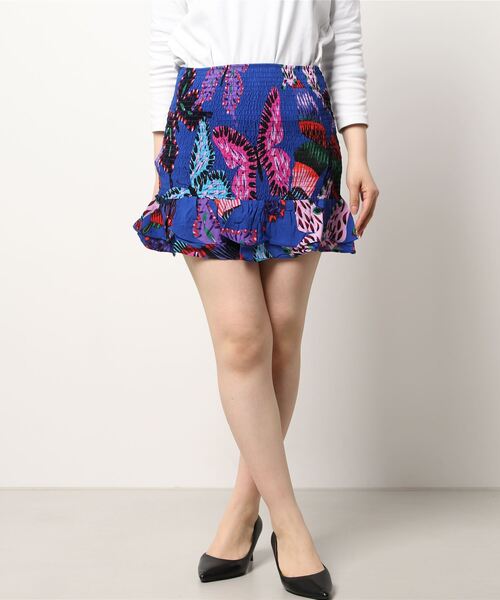 Desigual(デシグアル)の「蝶々 サステナブル ミニスカート(スカート・レディース・ブルー・S/M/L/XS/XL)」の8枚目の写真