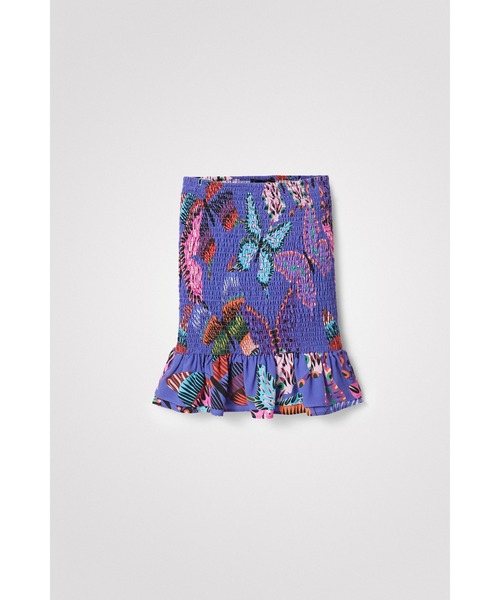 Desigual(デシグアル)の「蝶々 サステナブル ミニスカート(スカート・レディース・ブルー・S/M/L/XS/XL)」の7枚目の写真