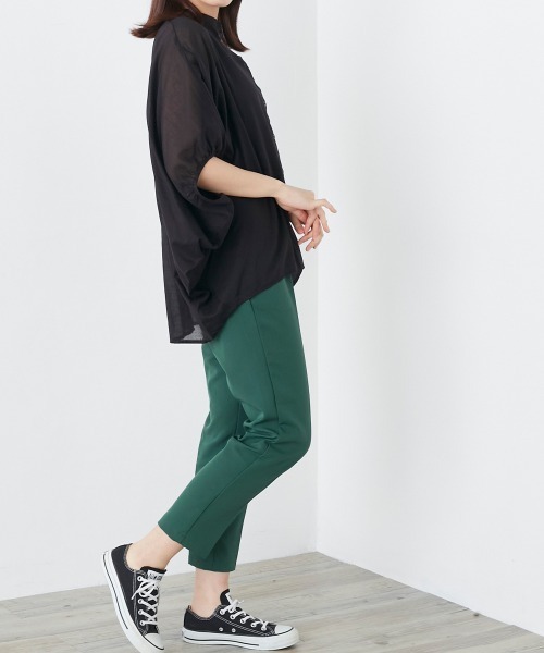 OMNES（オムネス）の「100sローン ドルマンブラウス（シャツ/ブラウス・レディース・ホワイト/ブラック/サックスブルー・FREE）」の11枚目の写真